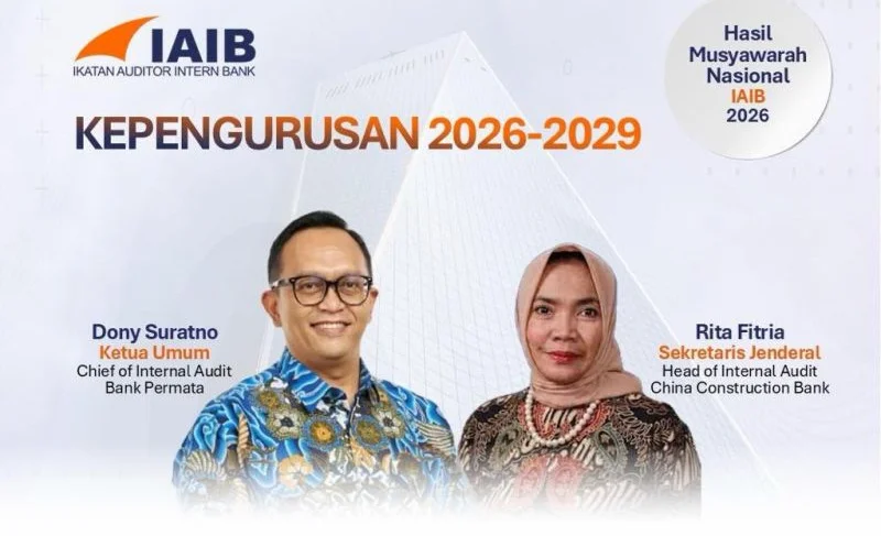 Dony Suratno Terpilih Jadi Ketua Umum IAIB 2026-2029, Bawa IAIB Perkuat Peran Auditor Internal Perbankan
